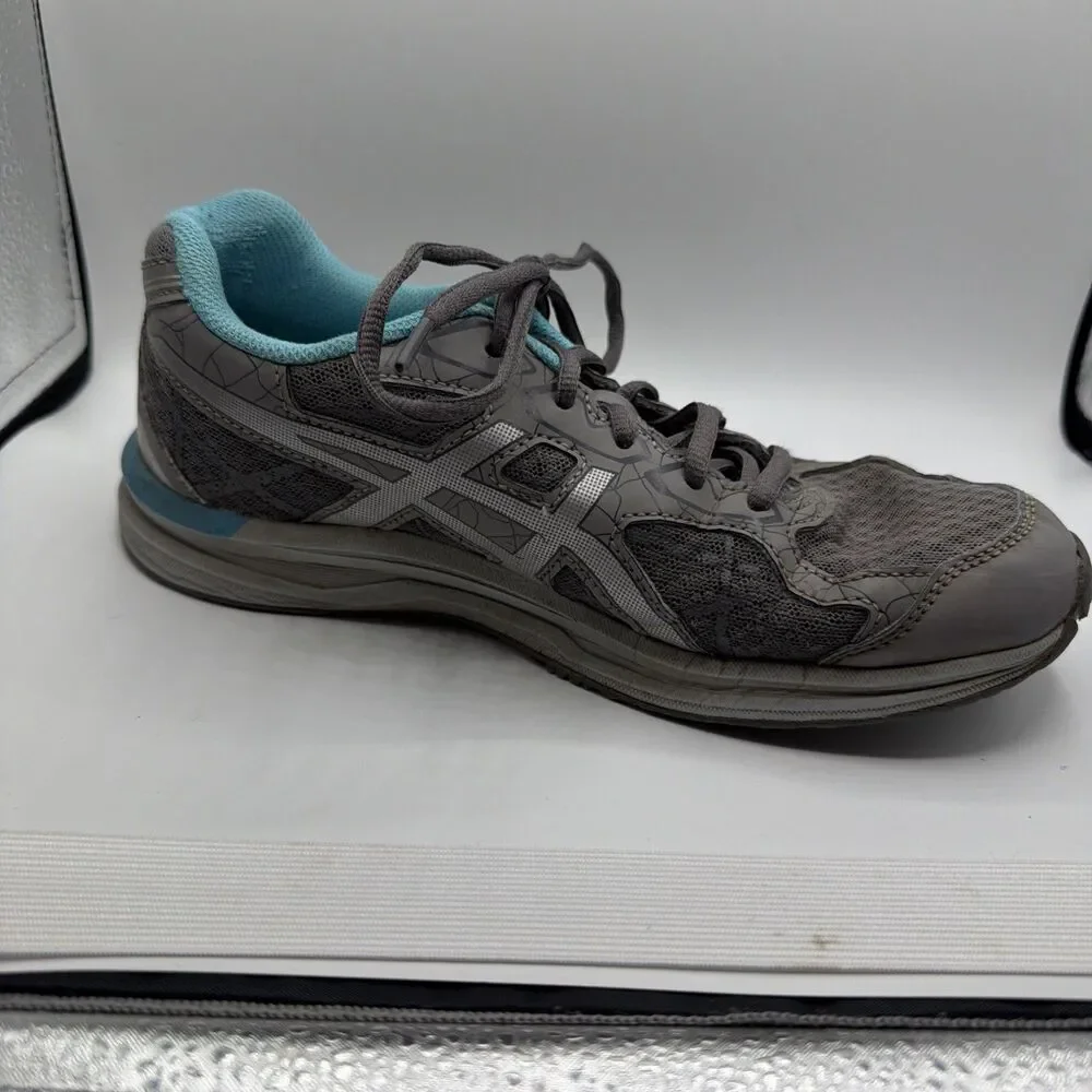 ASICS Endurant Women’s Running Shoes Grey And Blue T792N Size 7.5‎